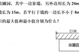 【视频】九上二次函数面积类应用
